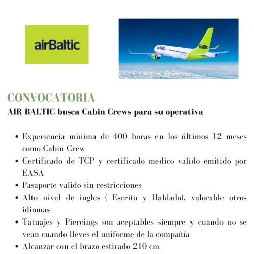 airBaltic busca TCP