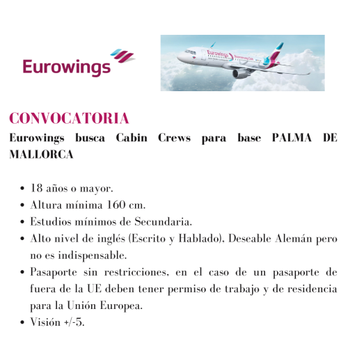 Eurowings busca TCPS